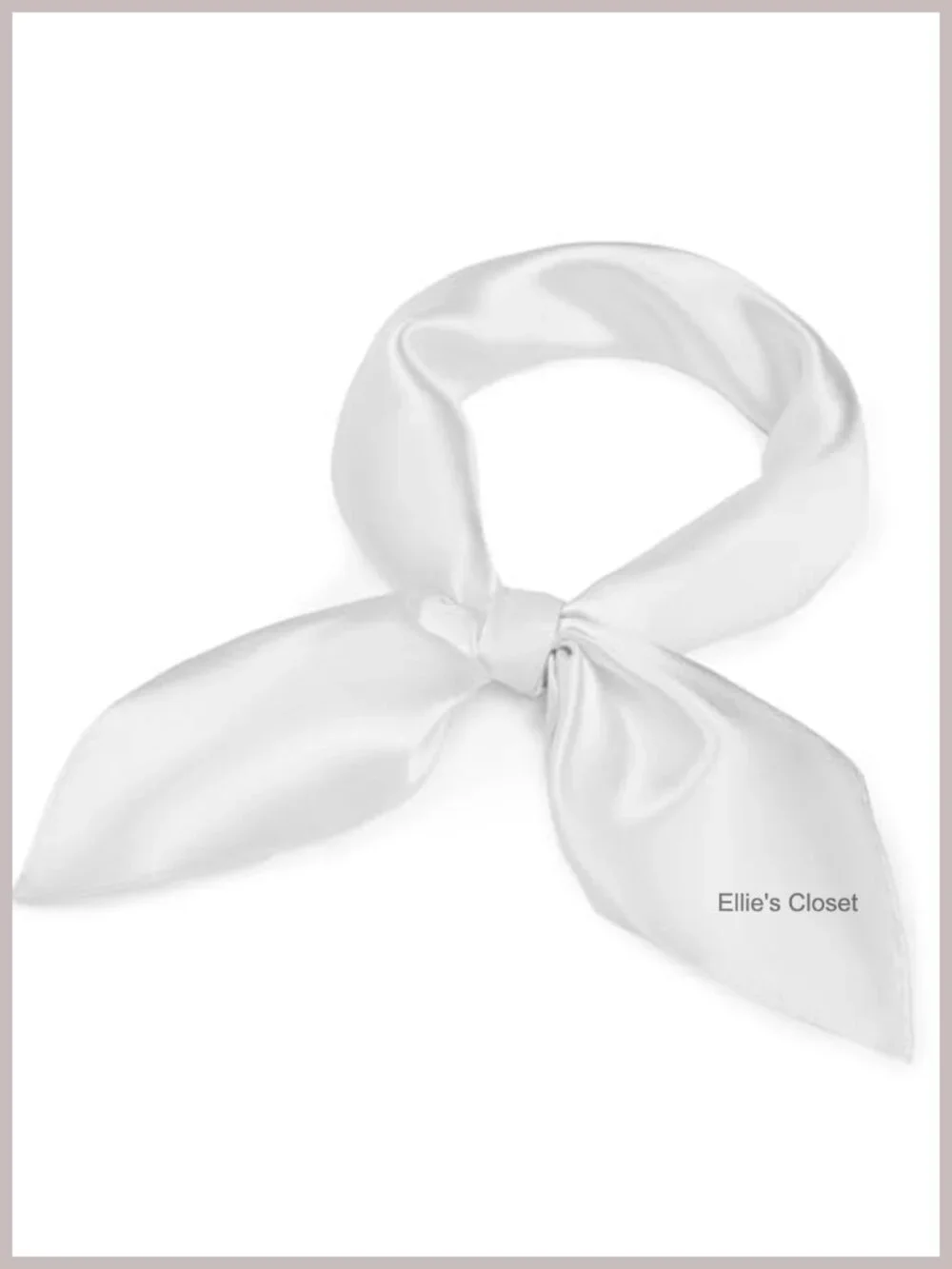 Women's Satin Square Scarf Silk-like Bandana for Head, Neck, Handbag Wrap,